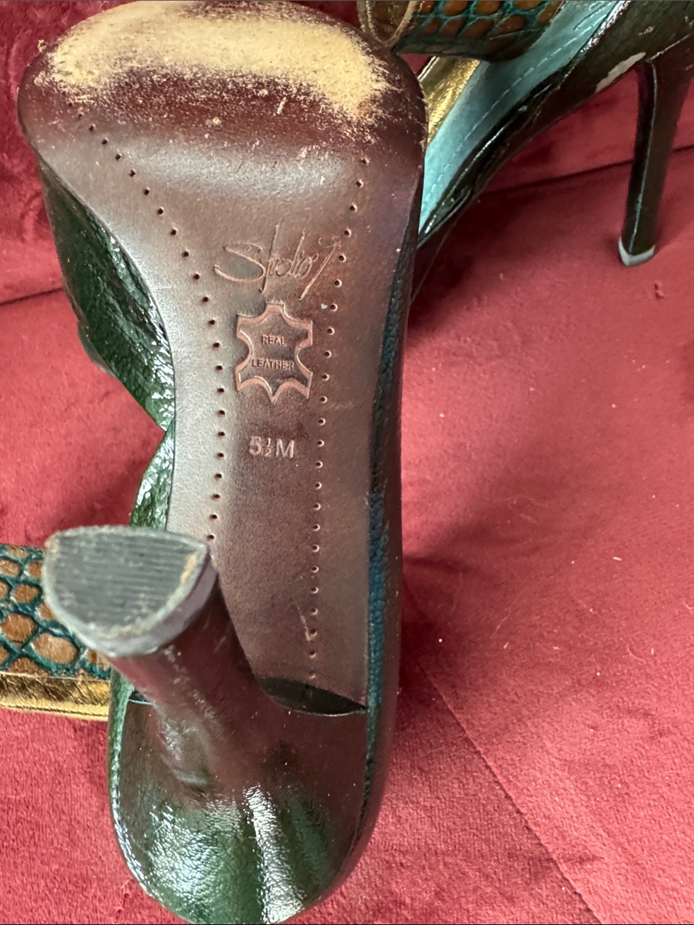 Green & Blue Heels - Picture 6 of 6